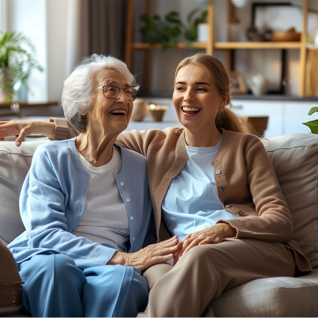 La Mesa Home Care nurse and senior